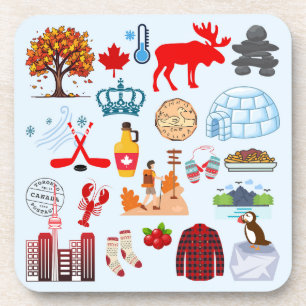 Posavasos Símbolos de Canadá