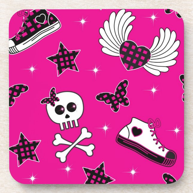 Posavasos Símbolos de Emo (Frente)