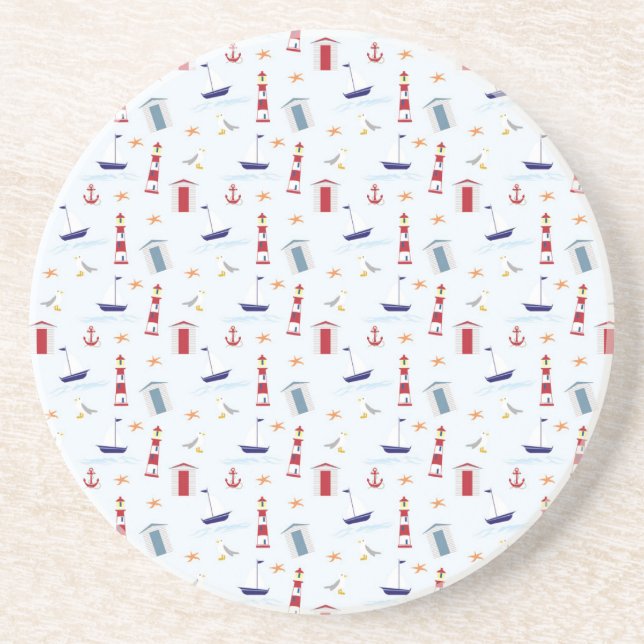 Posavasos Símbolos del mar de Guay (Frente)