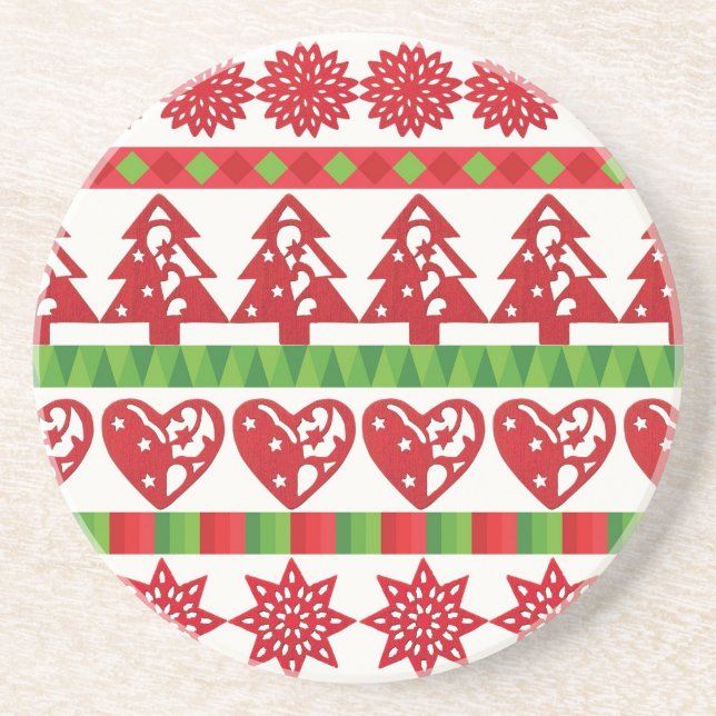 Posavasos Símbolos navidades (Frente)