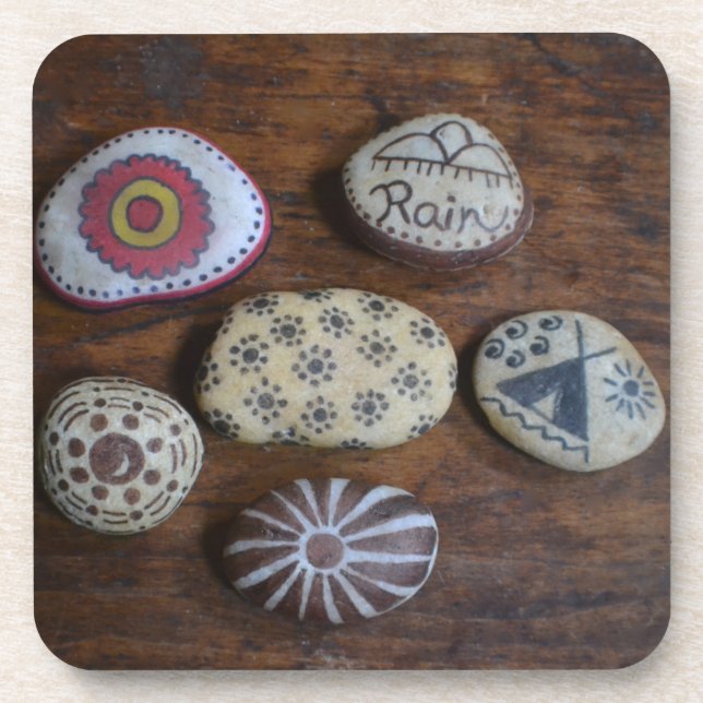 Posavasos Símbolos populares nativos únicos de Estados Unido (Frente)