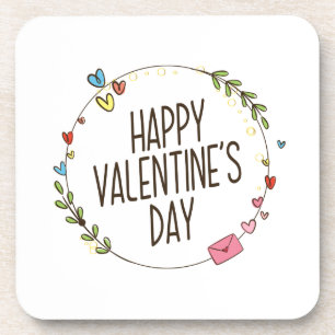 Posavasos Simple, feliz día de San Valentín   Montaña