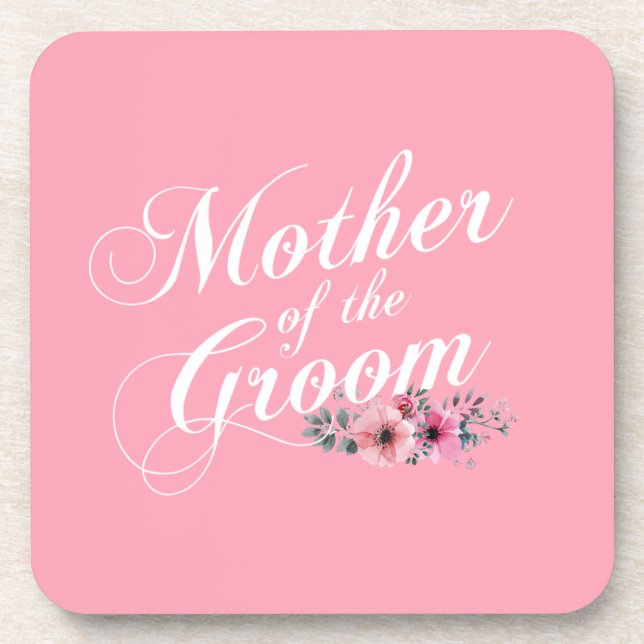 Posavasos Simple madre del Boda Groom | Montaña (Frente)