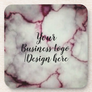 Posavasos simple minimal agregue su logotipo/diseño aquí már