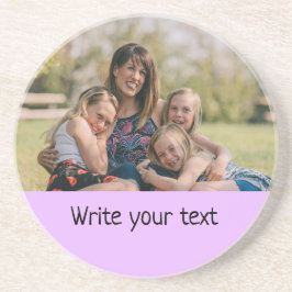 Posavasos simple mínimo añadir tu lista de navidades de foto