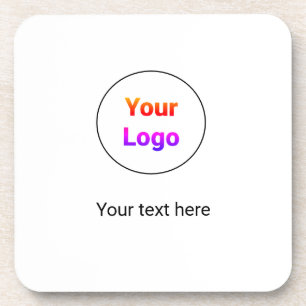 Posavasos Simple y minimalista logotipo personalizado elegan