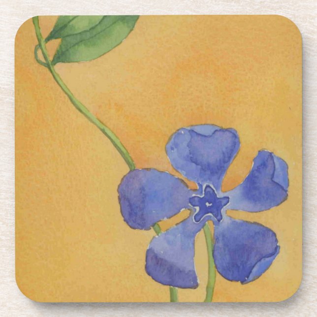 Posavasos "Simply Vinca" Conjunto de Monasterio Floral (Frente)