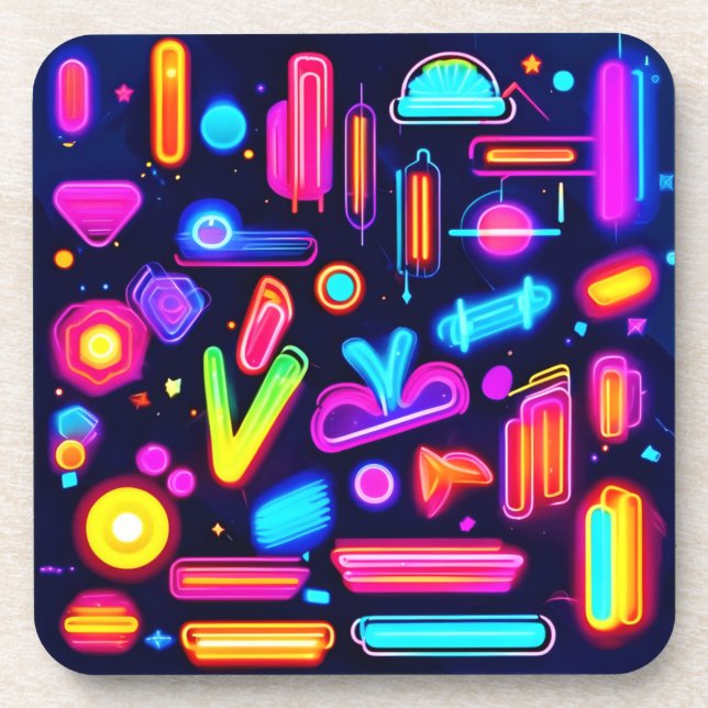 Posavasos Sinfonía Neon Dreamscape (Frente)