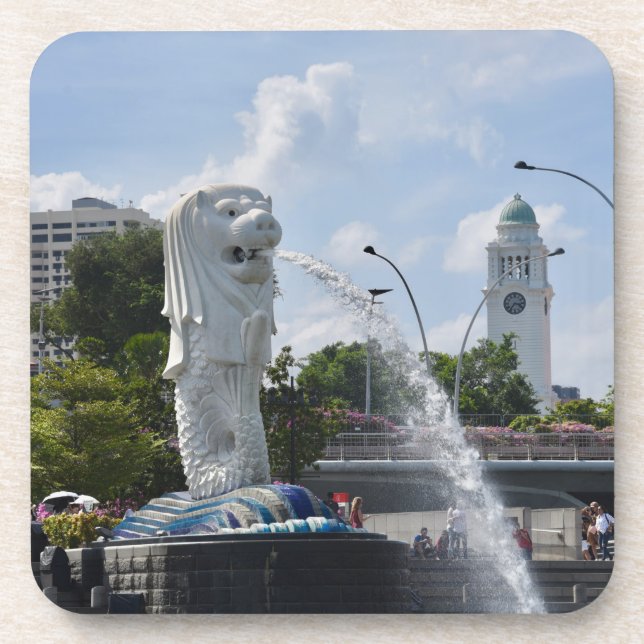 Posavasos Singapur (Merlion) (Frente)