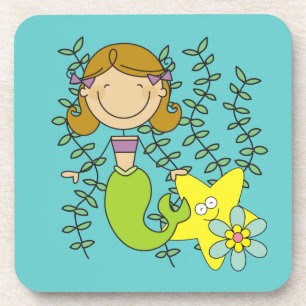 Posavasos Sirena cabelluda de Brown