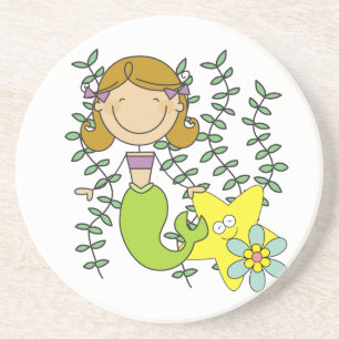 Posavasos Sirena cabelluda de Brown