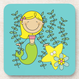 Posavasos Sirena rubia
