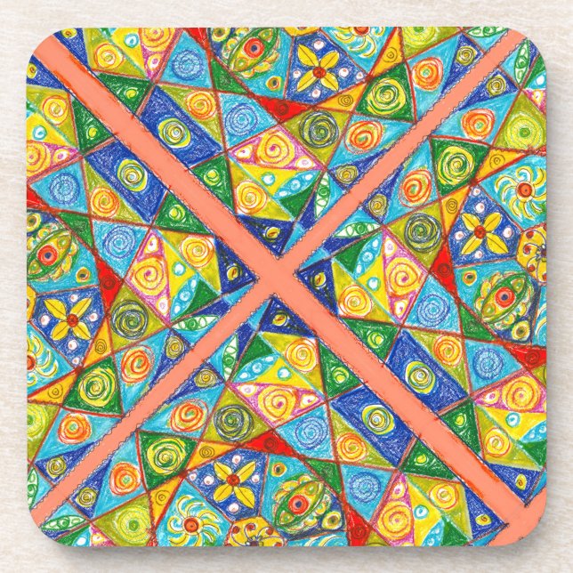 Posavasos Sistema abstracto (Frente)