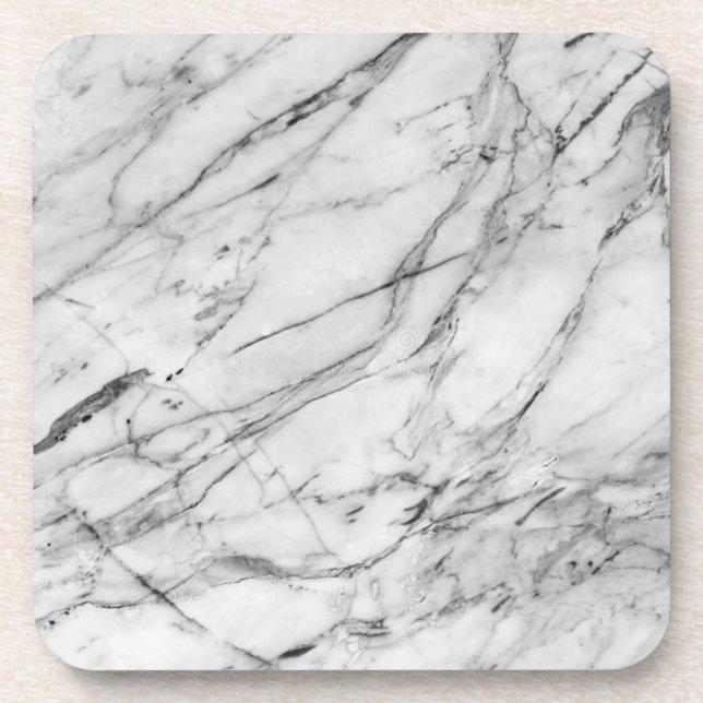 Posavasos Sistema de mármol gris y blanco con clase del (Frente)