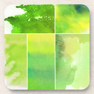 Posavasos Sistema del extracto de la acuarela pintado a mano