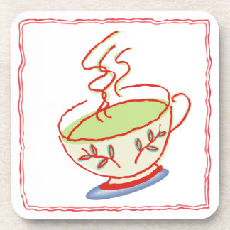 Posavasos Sistema del práctico de costa de la taza de té