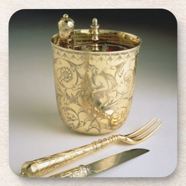 Posavasos Sistema que viaja de un cuchillo, de una (Frente)