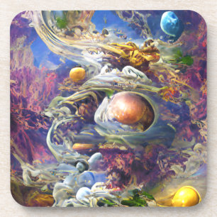 Posavasos Sistema solar de galaxia púrpura