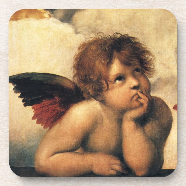 Posavasos Sistine Madonna Angels por Raphael Sanzio (Frente)