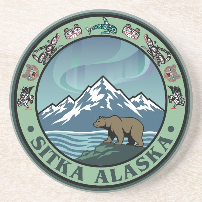 Posavasos Sitka Alaska United States (Frente)