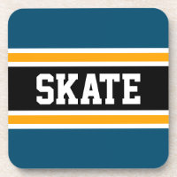 SKATE Sporty Yellow Black Verde azulado Blue Hocke