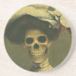 Posavasos Skeleton gótico Lady Coaster