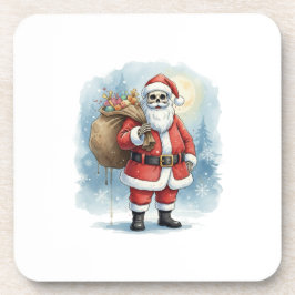 Posavasos Skeleton Santa Claus