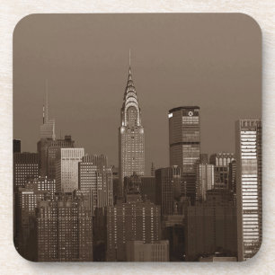 Posavasos Skyline Sepia New York