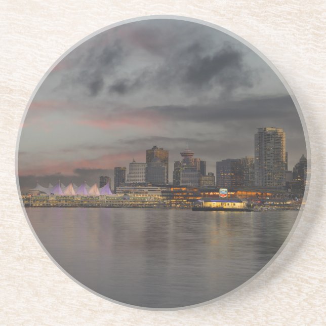 Posavasos Skyline Vancouver Al Azar (Frente)