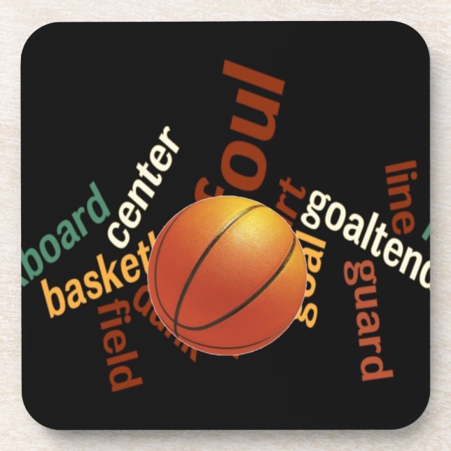 Posavasos Slam Dunk of Vocabulary: Juego de Baloncesto de Ca (Frente)