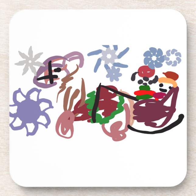 Posavasos  Sleigh winter  (Frente)