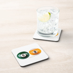 Posavasos SlipperyJoe 69 bolas de mesa de billar duro