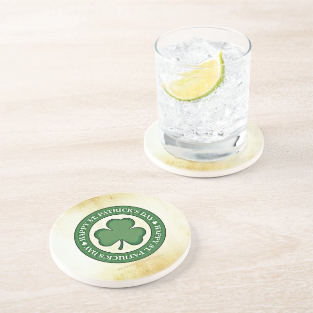 Posavasos SlipperyJoe celebra el Día de San Patricio Iris (Lado)