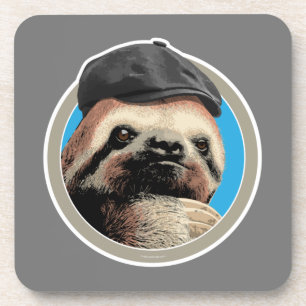 Posavasos Sloth (en Baker Boy gorra)