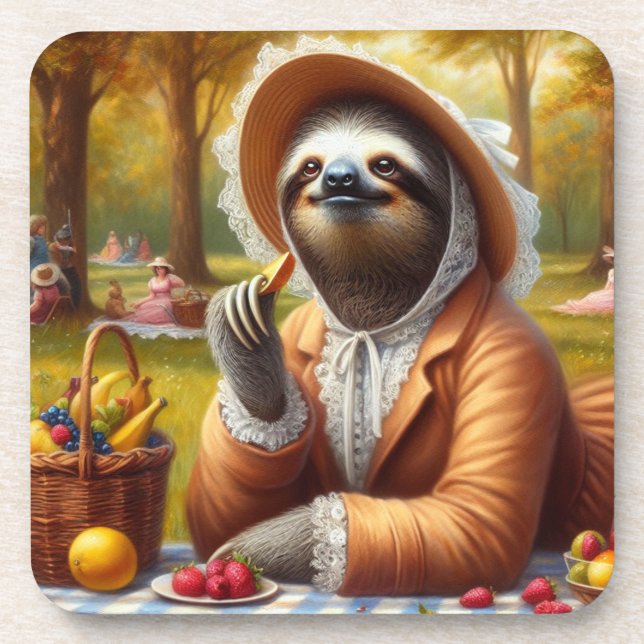 Posavasos Sloth Picnic (Frente)