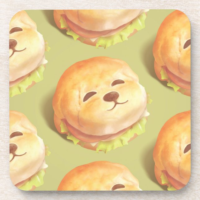 Posavasos Smile Dog Burger (Frente)