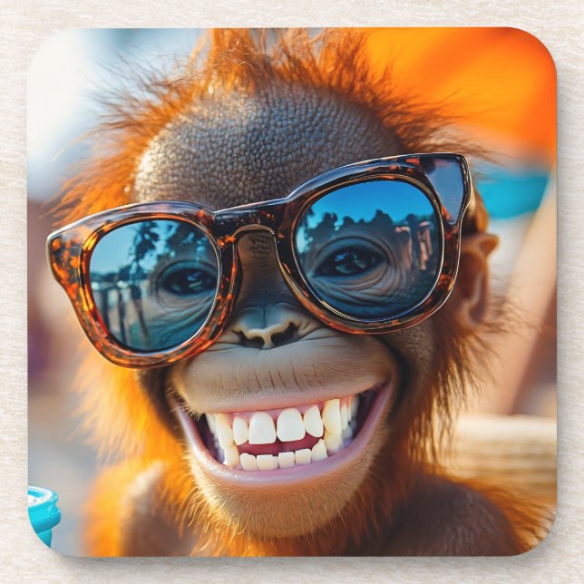 Posavasos Smiling Oranguthan (Frente)
