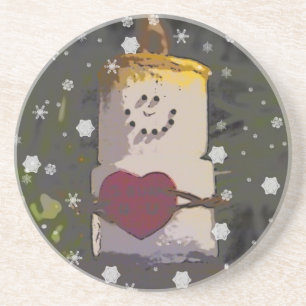 Posavasos S'mores Guy in Snow
