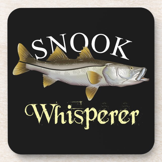Posavasos Snook Whisperer Dark (Frente)