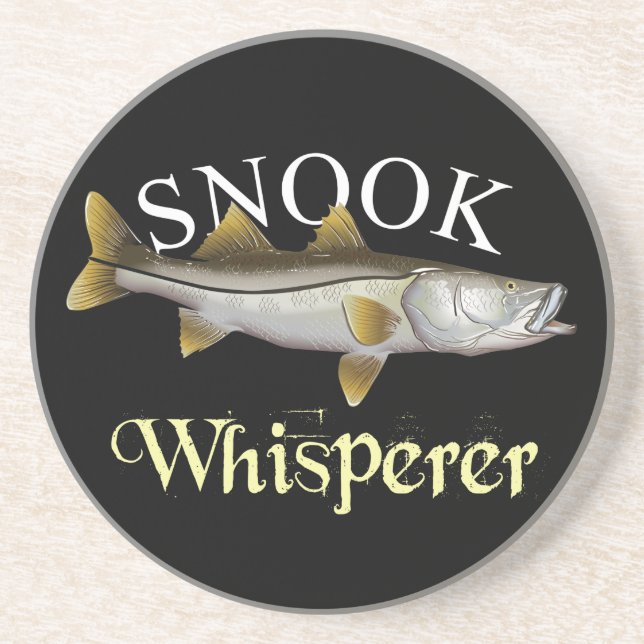 Posavasos Snook Whisperer Dark (Frente)