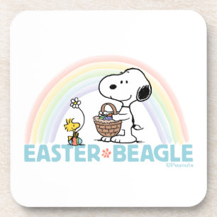 Posavasos Snoopy & Woodstock - Beagle de Pascua