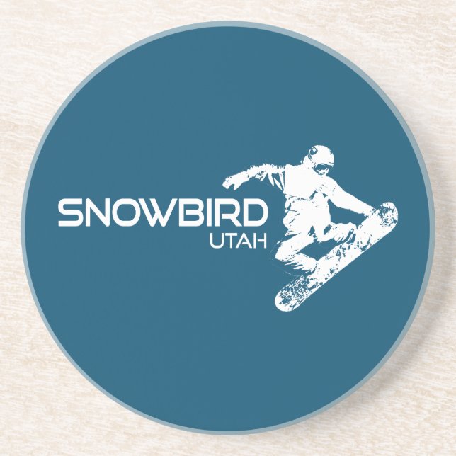 Posavasos Snowbird Utah Snowboarder (Frente)