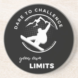 Posavasos Snowboard y "Atrévete a desafiar tus propios límit