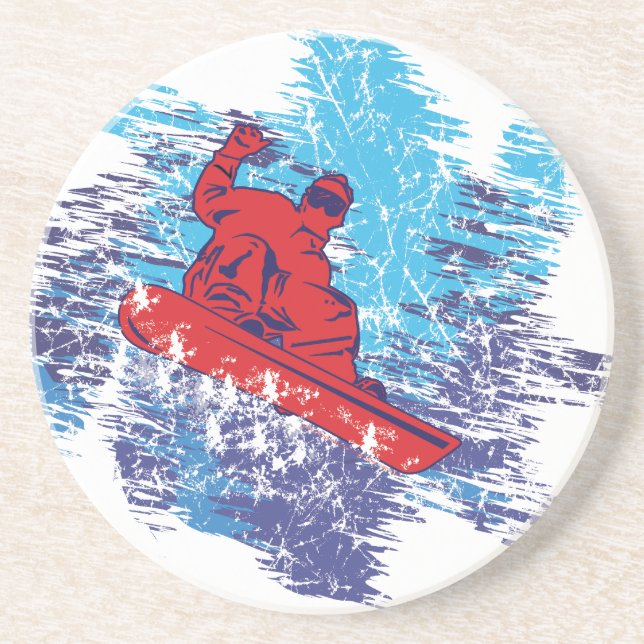 Posavasos Snowboarder de Guay (Frente)