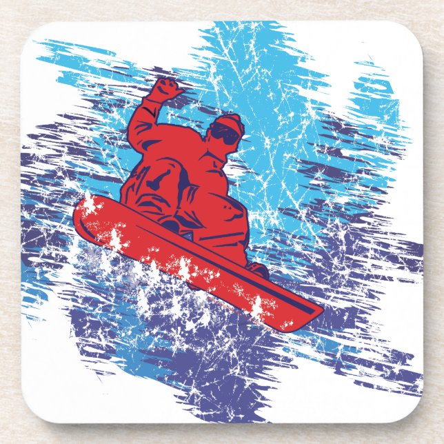 Posavasos Snowboarder de Guay (Frente)