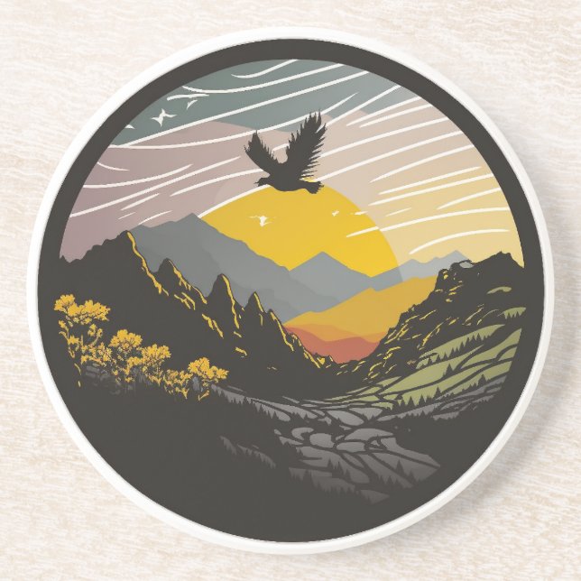 Posavasos Snowdonia (Frente)