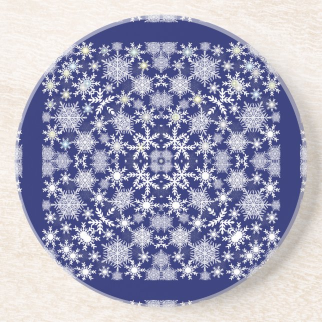 Posavasos Snowflakes Lace (Frente)