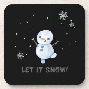 Posavasos Snowman