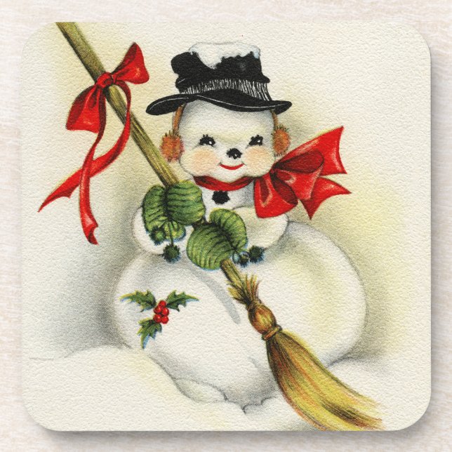 Posavasos Snowman 001 (Frente)