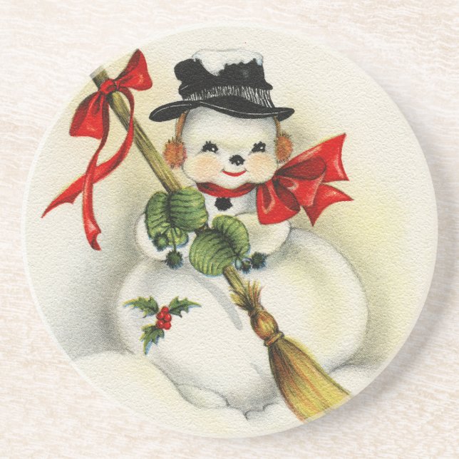 Posavasos Snowman 001 (Frente)